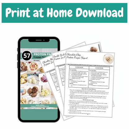 57 Protein Packed Ninja Creami Recipes-Print at Home Download