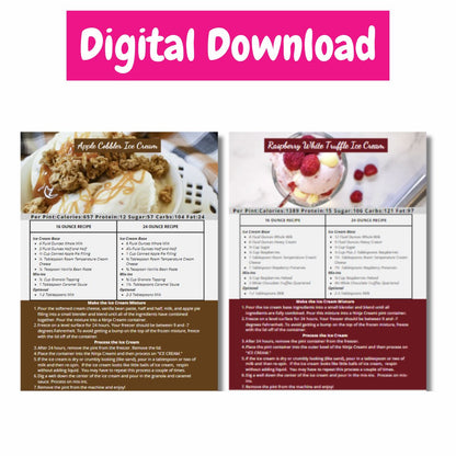 57 Traditional Ninja Creami Recipes-Digital Download