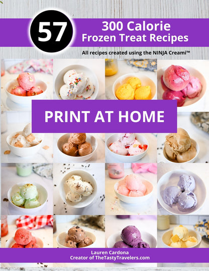 57 300 Calorie Ninja Creami Recipes-Print at Home Download