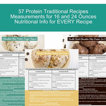 57 Protein Packed Ninja Creami Recipes-Digital Download