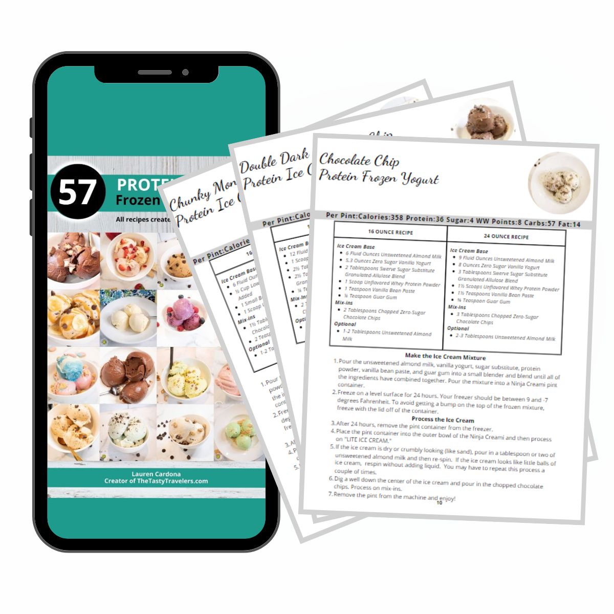 57 Protein Packed Ninja Creami Recipes-Print at Home Download