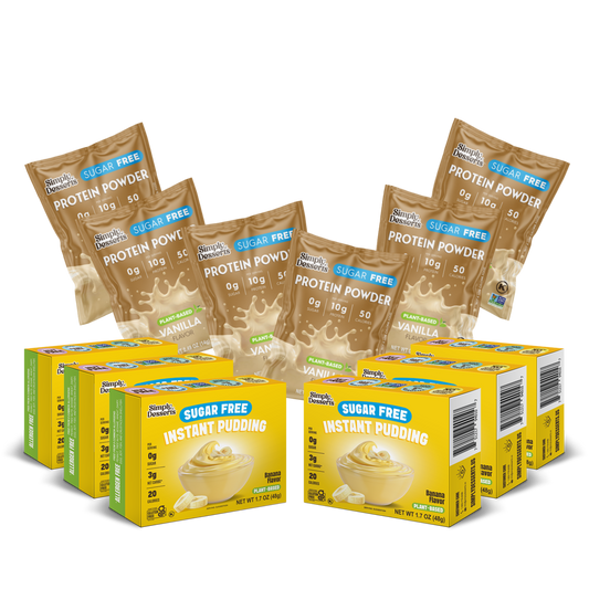 Banana 6 Pack Protein Pudding Kit